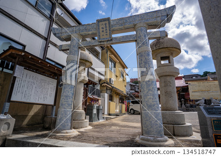 Ceramic torii gate at Miyajidake Hachiman Shrine Ceramic torii gate at Miyajidake Hachiman Shrine 134518747