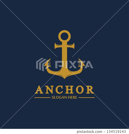 Anchor logo and symbol template icons app vector image Anchor logo and symbol template icons app vector image 134519143