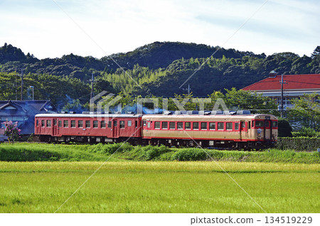 Isumi Railway Nishihata-Sogen Kiha 28-2346 + Kiha 52-125 Yoshinokawa Isumi Railway Nishihata-Sogen Kiha 28-2346 + Kiha 52-125 Yoshinokawa 134519229