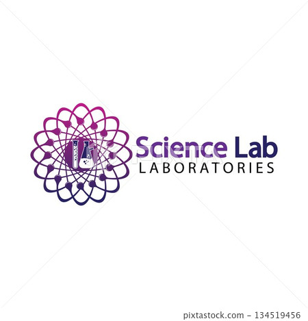 Science Lab logo.Laboratory Tube Logo Template Design Vector, Emblem, Design Concept, Creative Symbol, Icon Science Lab logo.Laboratory Tube Logo Template Design Vector, Emblem, Design Concept, Creative Symbol, Icon 134519456