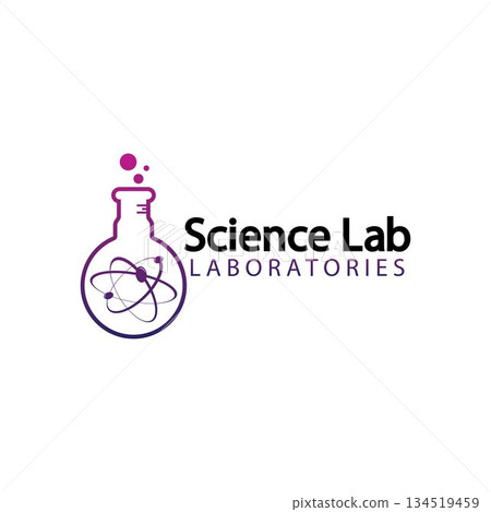 Science Lab logo.Laboratory Tube Logo Template Design Vector, Emblem, Design Concept, Creative Symbol, Icon Science Lab logo.Laboratory Tube Logo Template Design Vector, Emblem, Design Concept, Creative Symbol, Icon 134519459