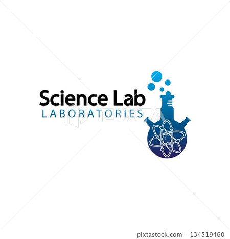 Science Lab logo.Laboratory Tube Logo Template Design Vector, Emblem, Design Concept, Creative Symbol, Icon Science Lab logo.Laboratory Tube Logo Template Design Vector, Emblem, Design Concept, Creative Symbol, Icon 134519460