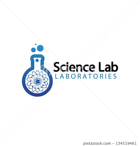 Science Lab logo.Laboratory Tube Logo Template Design Vector, Emblem, Design Concept, Creative Symbol, Icon Science Lab logo.Laboratory Tube Logo Template Design Vector, Emblem, Design Concept, Creative Symbol, Icon 134519461