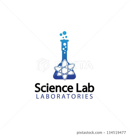 Science Lab logo.Laboratory Tube Logo Template Design Vector, Emblem, Design Concept, Creative Symbol, Icon Science Lab logo.Laboratory Tube Logo Template Design Vector, Emblem, Design Concept, Creative Symbol, Icon 134519477
