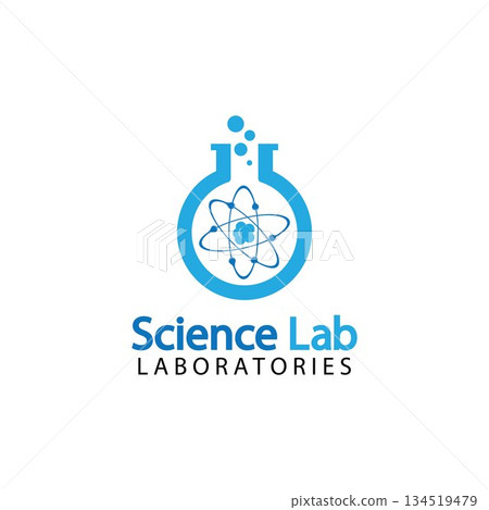 Science Lab logo.Laboratory Tube Logo Template Design Vector, Emblem, Design Concept, Creative Symbol, Icon Science Lab logo.Laboratory Tube Logo Template Design Vector, Emblem, Design Concept, Creative Symbol, Icon 134519479