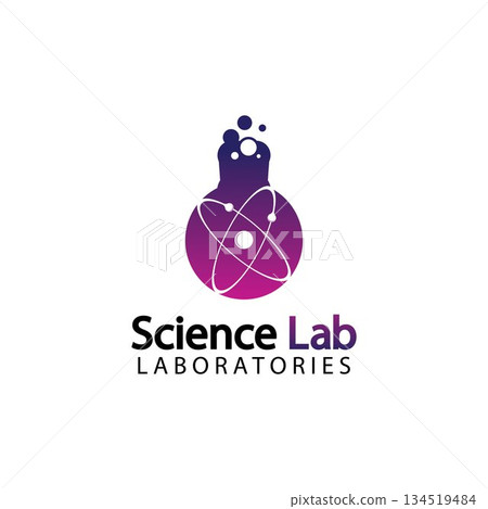 Science Lab logo.Laboratory Tube Logo Template Design Vector, Emblem, Design Concept, Creative Symbol, Icon Science Lab logo.Laboratory Tube Logo Template Design Vector, Emblem, Design Concept, Creative Symbol, Icon 134519484
