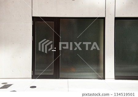 Shop Boutique Store Front with Big Window and Place for Name Shop Boutique Store Front with Big Window and Place for Name 134519501