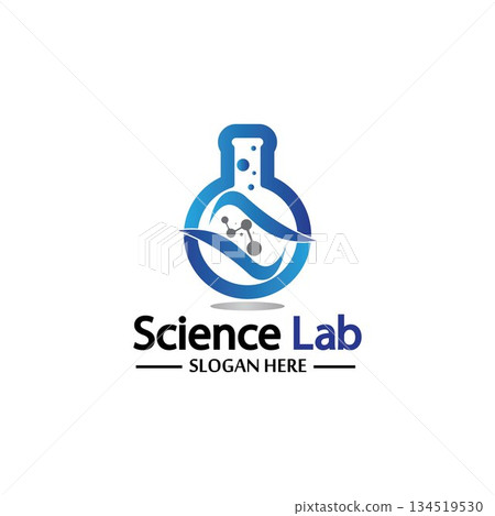 Science Lab logo.Laboratory Tube Logo Template Design Vector, Emblem, Design Concept, Creative Symbol, Icon Science Lab logo.Laboratory Tube Logo Template Design Vector, Emblem, Design Concept, Creative Symbol, Icon 134519530