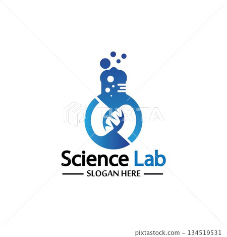 Science Lab logo.Laboratory Tube Logo Template Design Vector, Emblem, Design Concept, Creative Symbol, Icon Science Lab logo.Laboratory Tube Logo Template Design Vector, Emblem, Design Concept, Creative Symbol, Icon 134519531