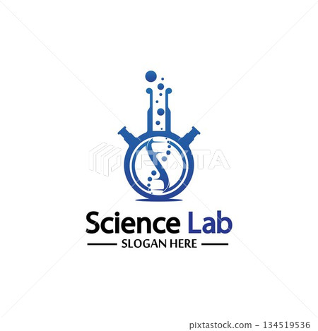 Science Lab logo.Laboratory Tube Logo Template Design Vector, Emblem, Design Concept, Creative Symbol, Icon Science Lab logo.Laboratory Tube Logo Template Design Vector, Emblem, Design Concept, Creative Symbol, Icon 134519536