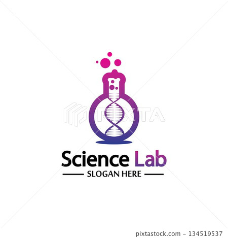 Science Lab logo.Laboratory Tube Logo Template Design Vector, Emblem, Design Concept, Creative Symbol, Icon Science Lab logo.Laboratory Tube Logo Template Design Vector, Emblem, Design Concept, Creative Symbol, Icon 134519537