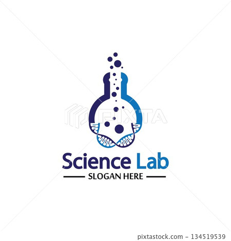 Science Lab logo.Laboratory Tube Logo Template Design Vector, Emblem, Design Concept, Creative Symbol, Icon Science Lab logo.Laboratory Tube Logo Template Design Vector, Emblem, Design Concept, Creative Symbol, Icon 134519539