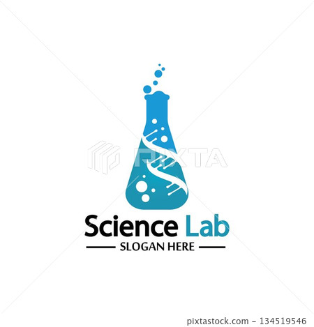 Science Lab logo.Laboratory Tube Logo Template Design Vector, Emblem, Design Concept, Creative Symbol, Icon Science Lab logo.Laboratory Tube Logo Template Design Vector, Emblem, Design Concept, Creative Symbol, Icon 134519546