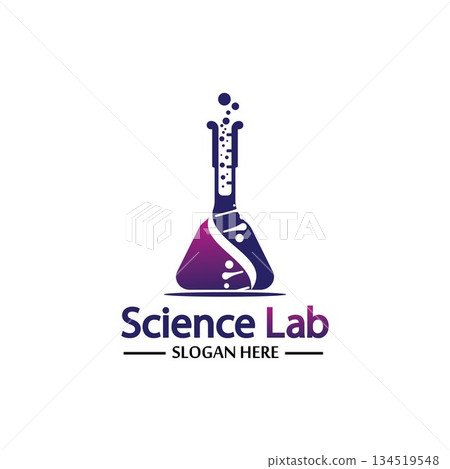 Science Lab logo.Laboratory Tube Logo Template Design Vector, Emblem, Design Concept, Creative Symbol, Icon Science Lab logo.Laboratory Tube Logo Template Design Vector, Emblem, Design Concept, Creative Symbol, Icon 134519548