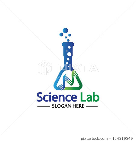 Science Lab logo.Laboratory Tube Logo Template Design Vector, Emblem, Design Concept, Creative Symbol, Icon Science Lab logo.Laboratory Tube Logo Template Design Vector, Emblem, Design Concept, Creative Symbol, Icon 134519549