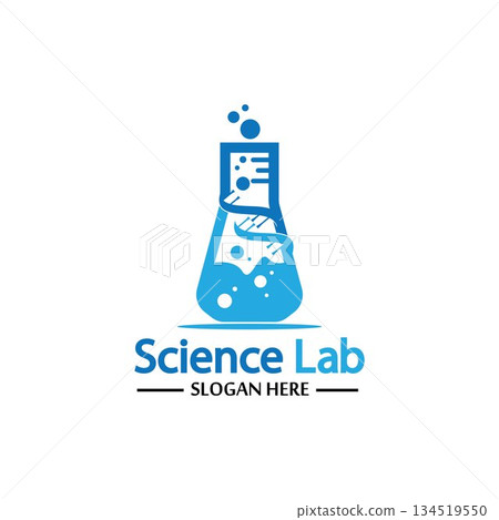 Science Lab logo.Laboratory Tube Logo Template Design Vector, Emblem, Design Concept, Creative Symbol, Icon Science Lab logo.Laboratory Tube Logo Template Design Vector, Emblem, Design Concept, Creative Symbol, Icon 134519550