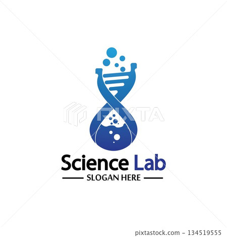 Science Lab logo.Laboratory Tube Logo Template Design Vector, Emblem, Design Concept, Creative Symbol, Icon Science Lab logo.Laboratory Tube Logo Template Design Vector, Emblem, Design Concept, Creative Symbol, Icon 134519555