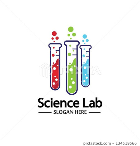 Science Lab logo.Laboratory Tube Logo Template Design Vector, Emblem, Design Concept, Creative Symbol, Icon Science Lab logo.Laboratory Tube Logo Template Design Vector, Emblem, Design Concept, Creative Symbol, Icon 134519566