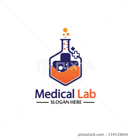 Medical Lab Logo Template Design Vector, Emblem, Design Concept, Creative Symbol, Icon Medical Lab Logo Template Design Vector, Emblem, Design Concept, Creative Symbol, Icon 134519604