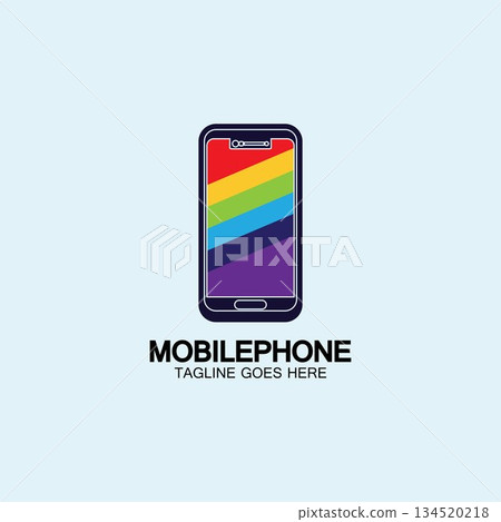 Mobile phone vector icon logo template concept illustration. Smartphone creative sign. Modern technology. Cellphone symbol. Tablet PC icon. Design element. Mobile phone vector icon logo template concept illustration. Smartphone creative sign. Modern technology. Cellphone symbol. Tablet PC icon. Design element. 134520218