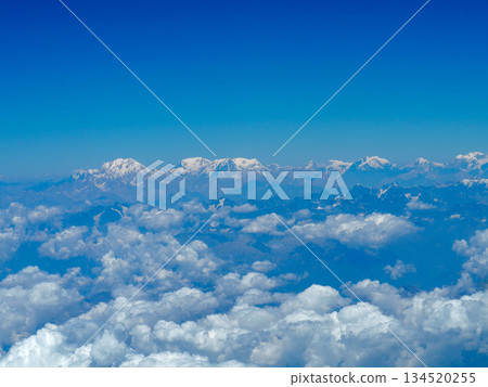 View of the Hindu Kush Mountains from an airplane flight between Dubai and Haneda View of the Hindu Kush Mountains from an airplane flight between Dubai and Haneda 134520255