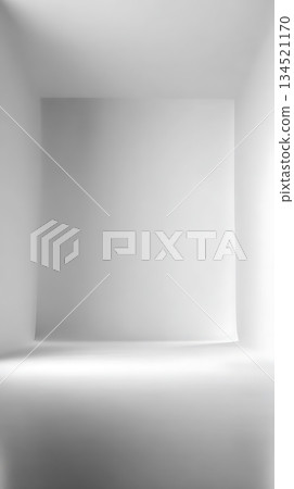 Minimalist White Room Background for Product Photography, Empty Studio Space Minimalist White Room Background for Product Photography, Empty Studio Space 134521170