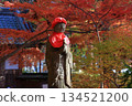 A buddhist jizo statue at the Chusonji temple at Hiraizumi town in Iwate prefecture in Tohoku Japan 134521200