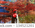 A buddhist jizo statue at the Chusonji temple at Hiraizumi town in Iwate prefecture in Tohoku Japan 134521201