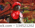 A buddhist jizo statue at the Chusonji temple at Hiraizumi town in Iwate prefecture in Tohoku Japan 134521202