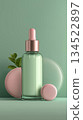 Mint green natural cosmetics set 134522897