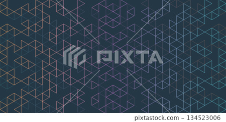 Abstract vector background with a seamless geometric pattern of simple triangle shapes. Stylish vector texture Abstract vector background with a seamless geometric pattern of simple triangle shapes. Stylish vector texture 134523006