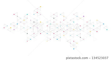 Abstract vector background with a geometric pattern of triangle shapes. Graphic design element Abstract vector background with a geometric pattern of triangle shapes. Graphic design element 134523037