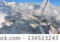 Aiguille du Midi glass observation deck with panoramic views of the Alps 134523243