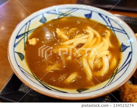 Curry udon from an udon specialty store Curry udon from an udon specialty store 134523274