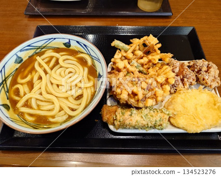 Curry udon from an udon specialty store Curry udon from an udon specialty store 134523276