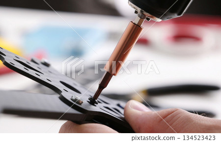 Assembling DIY fpv drone frame 134523423