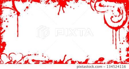 Grunge abstract valentines background, vector 134524116