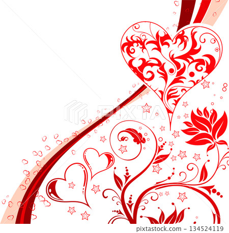 Valentines Day background 134524119