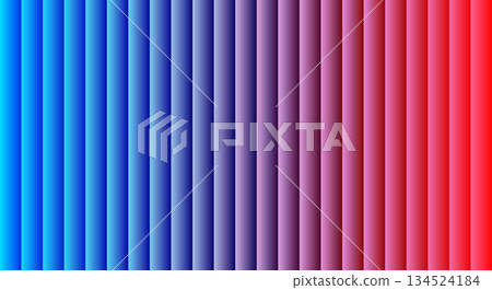 Abstract vertical stripes transition from blue through violet to bright red. Abstract vertical stripes transition from blue through violet to bright red. 134524184