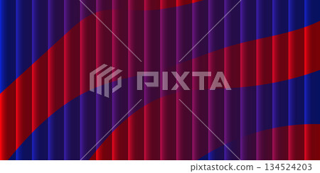 Abstract background featuring vibrant vertical stripes of red purple and blue. Abstract background featuring vibrant vertical stripes of red purple and blue. 134524203