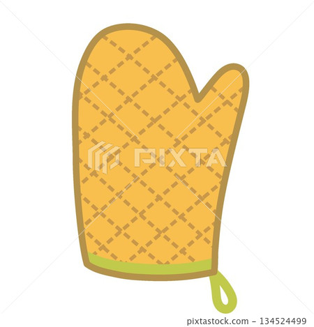 Illustration of cooking mittens Illustration of cooking mittens 134524499