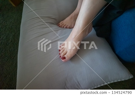 A housewife's everyday foot nails A housewife's everyday foot nails 134524790
