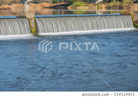 京都市桂川堰 134524915