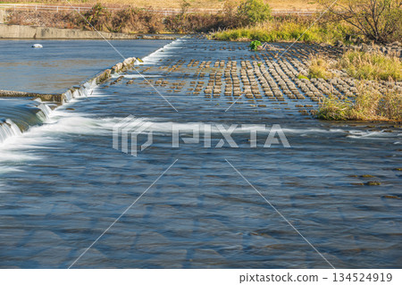 京都市桂川堰 134524919