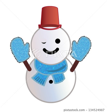 雪人的插圖 134524987