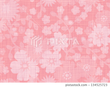 Japanese pattern floral kimono fabric texture 02 134525723