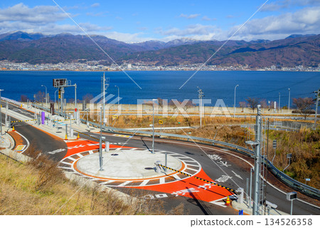 諏訪湖智慧立體交叉環島 [岡谷市] 134526358