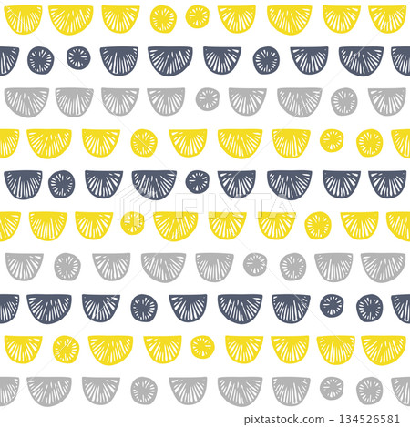 Scandinavian abstract seamless pattern Scandinavian abstract seamless pattern 134526581