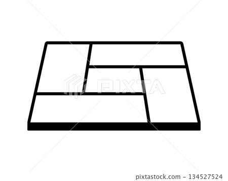 榻榻米圖示（單色） 134527524