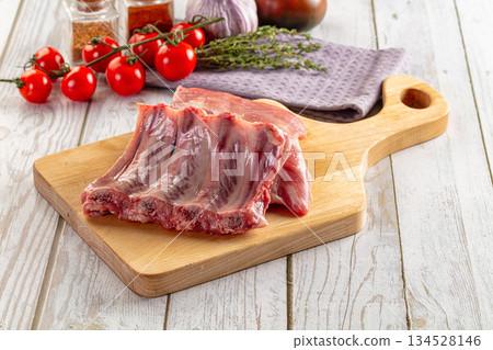 Fresh raw pork ribs for cooking Fresh raw pork ribs for cooking 134528146